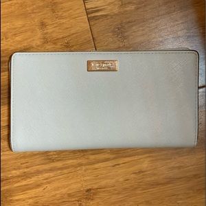 Light Gray Kate Spade ♠️ Wallet